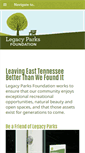Mobile Screenshot of legacyparks.org